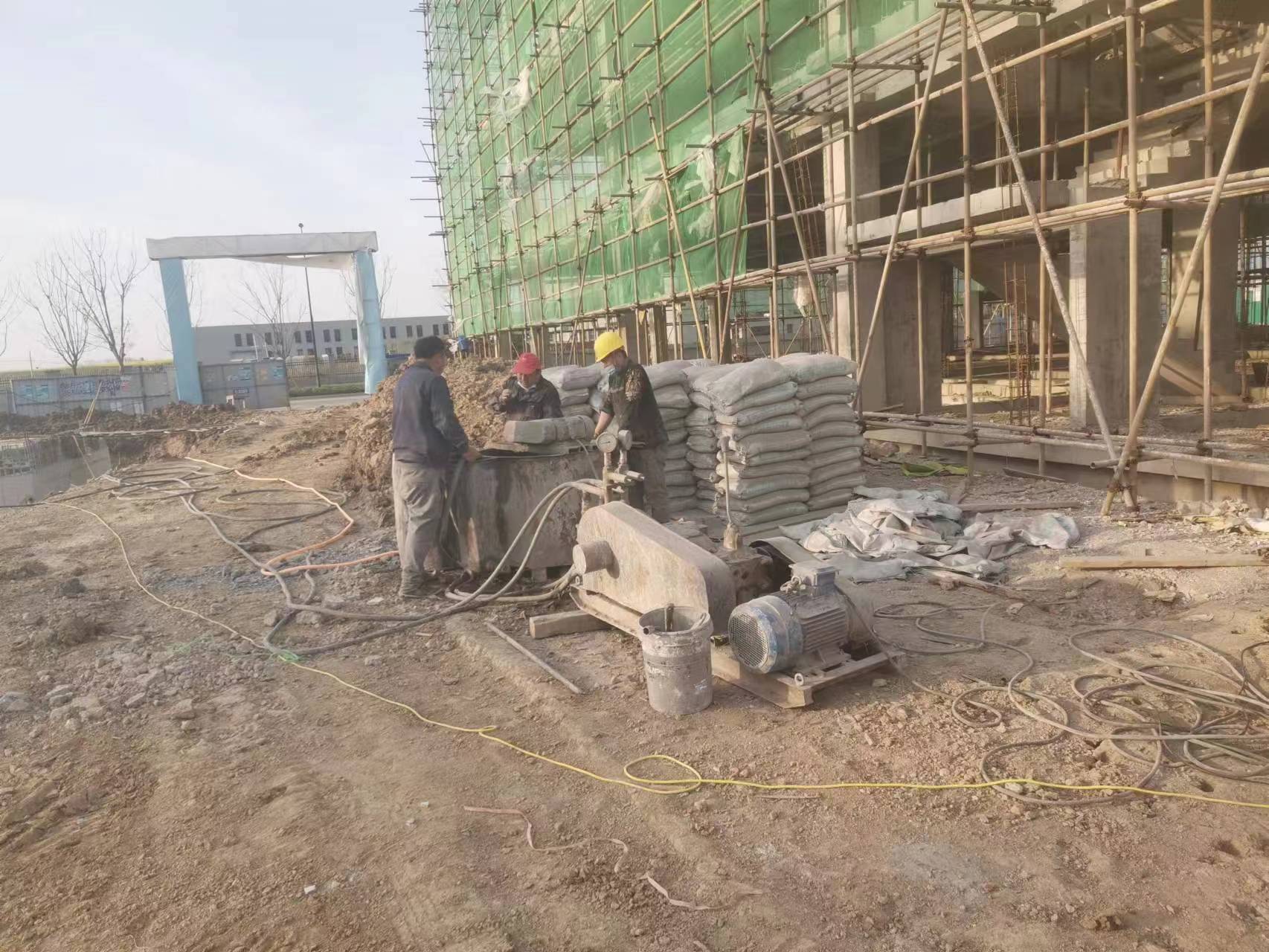 樊城别墅下沉注浆